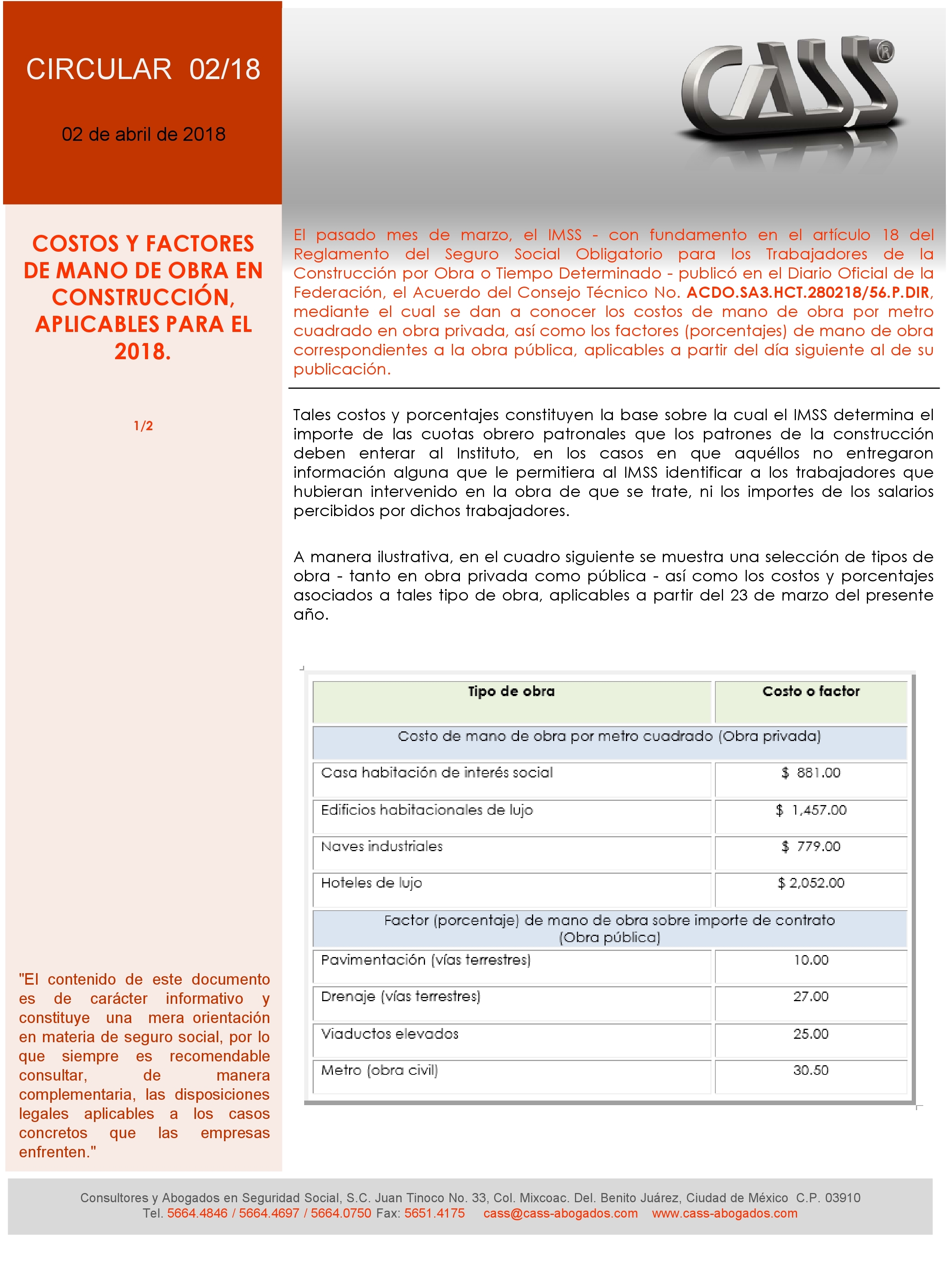 02-18 COSTOS Y FACTORES DE MANO DE OBRA EN CONSTRUCCION, APLICABLES PARA 2018.pdf_page_1